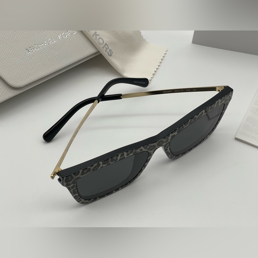 Michael Kors Leopard Print Sunglasses - Picture 3 of 16